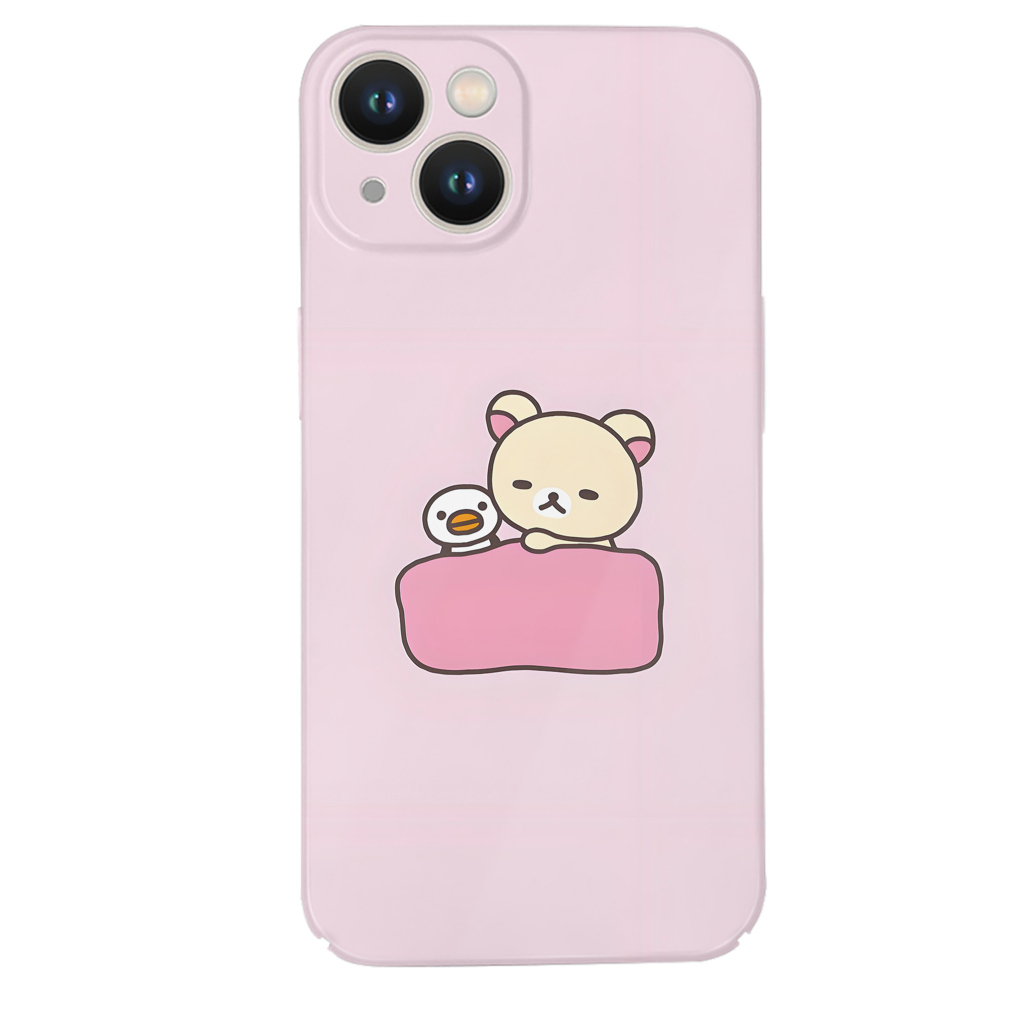 （画像用） リラックマ リラックマ キイロイトリ Rilakkuma Korilakkuma Kiiroitori 【iPhone 14シリーズ対応】ハードケース